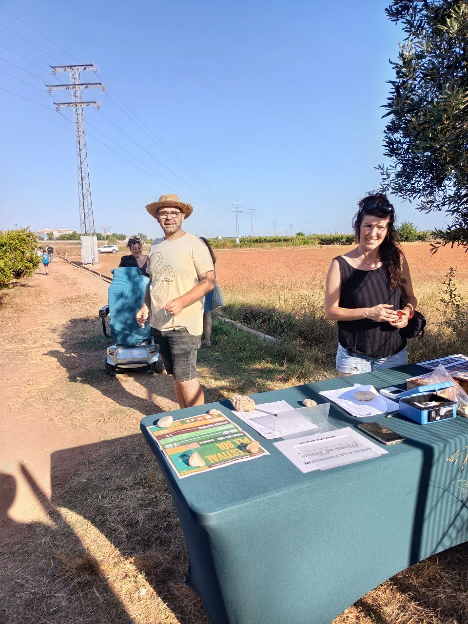 Jorge acceso al festival pel sol